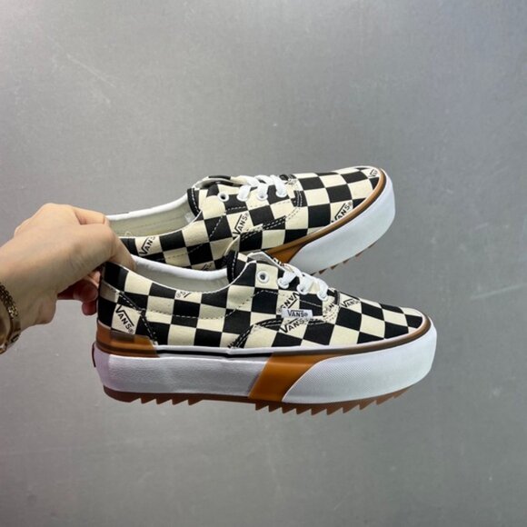 Vans stacked platform slip on